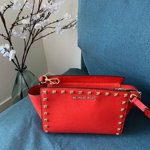 Michael Kors studded crossbody bag